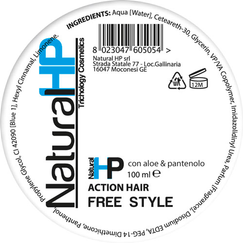 ACTION HAIR - Paste für Haare - NATURAL HP
